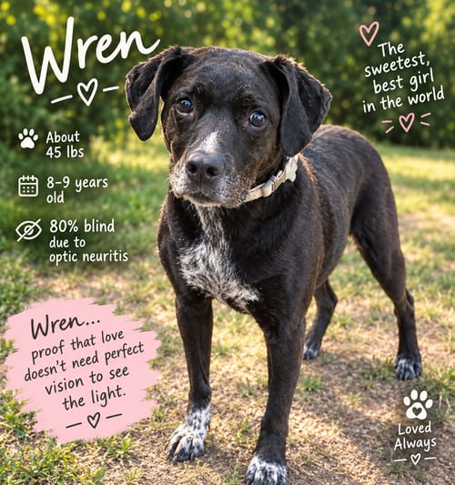 Photo of Wren, adoptable senior Beagle in Crystal, Minnesota
