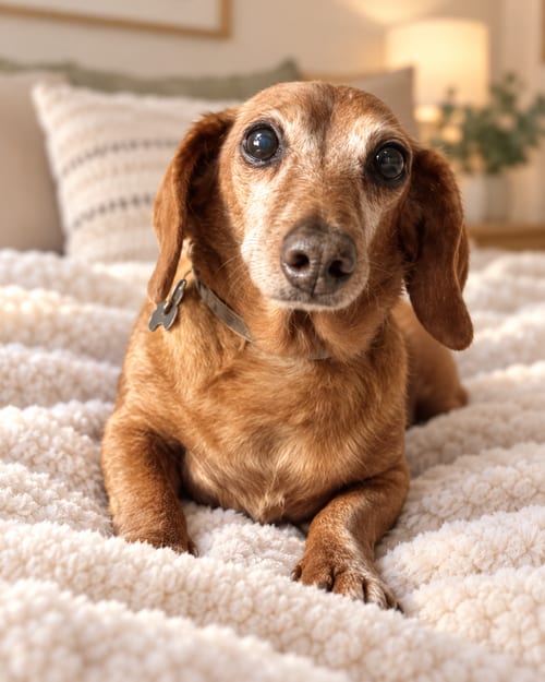 Photo of Frankie bonded with Harley - San Diego, adoptable senior Dachshund in Los Angeles, California