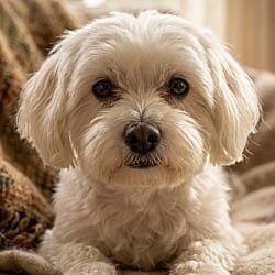 Photo of Noodle, adoptable senior Maltese in Pittsfield, Illinois