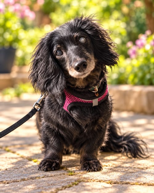 Photo of Harley bonded with Frankie - San Diego, adoptable senior Dachshund in Los Angeles, California